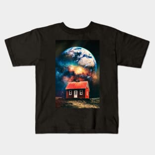 Starring at the world Kids T-Shirt